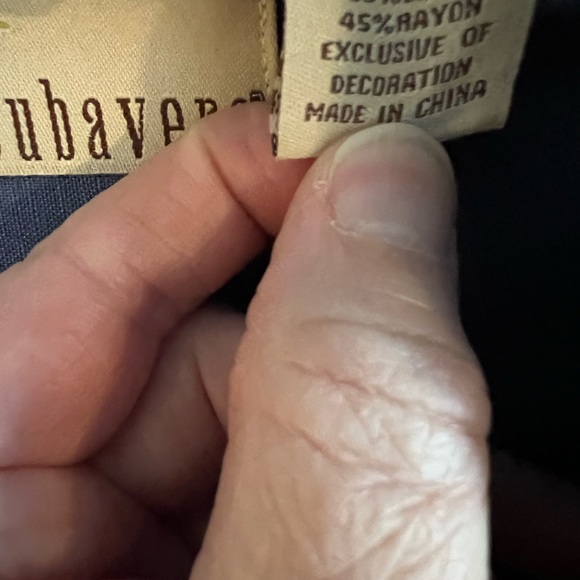 Cubavera Blue Shirt. Size M. - Picture 5 of 9